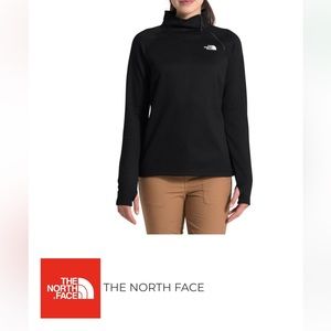 NORTH FACE BLACK 1/4 ZIP